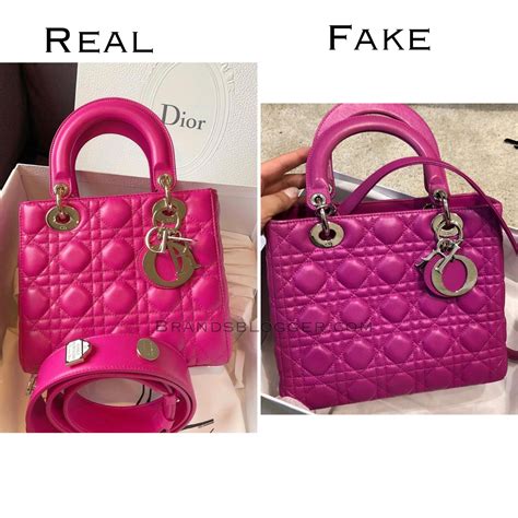 lady dior real vs fake|is a dior bag real.